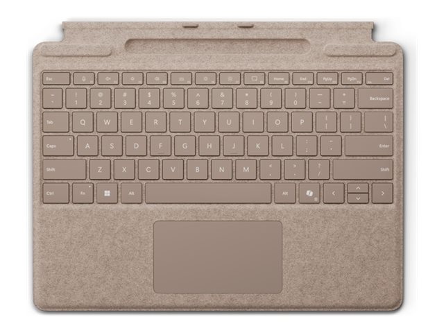 Microsoft Surface Pro Keyboard - Tastatur - mit Trackpad Beschleunigungsmesser Surface Slim Pen 2 Ablage- und Ladeschale