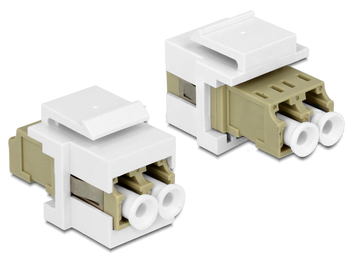 Delock Netzwerkkoppler - LC Multi-Mode (W), Ansicht 2