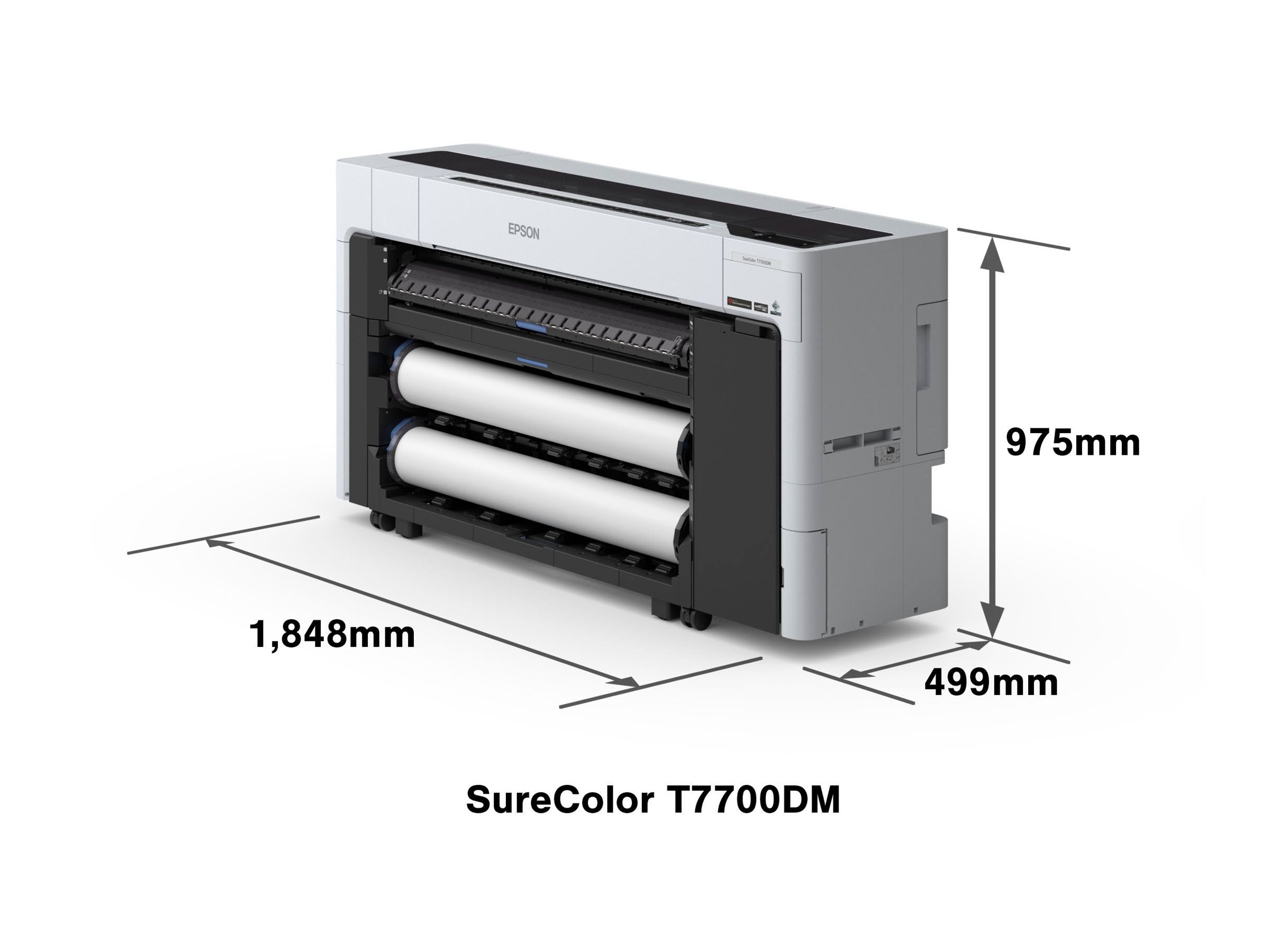 Epson SureColor T7700DM - 1118 mm (44") Multifunktionsdrucker - Farbe - Tintenstrahl - Rolle (111,8 cm)