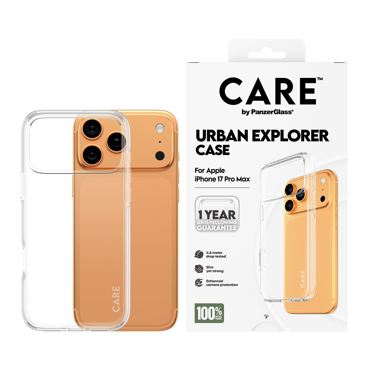 PanzerGlass CARE Flagship Case transp. Urban Expl. Clear Frame iPhone 17Pro Max, Ansicht 2