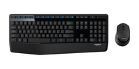 Logitech Wireless Combo MK345 - Volle Größe (100%) - Kabellos - RF Wireless - Schwarz - Maus enthalten