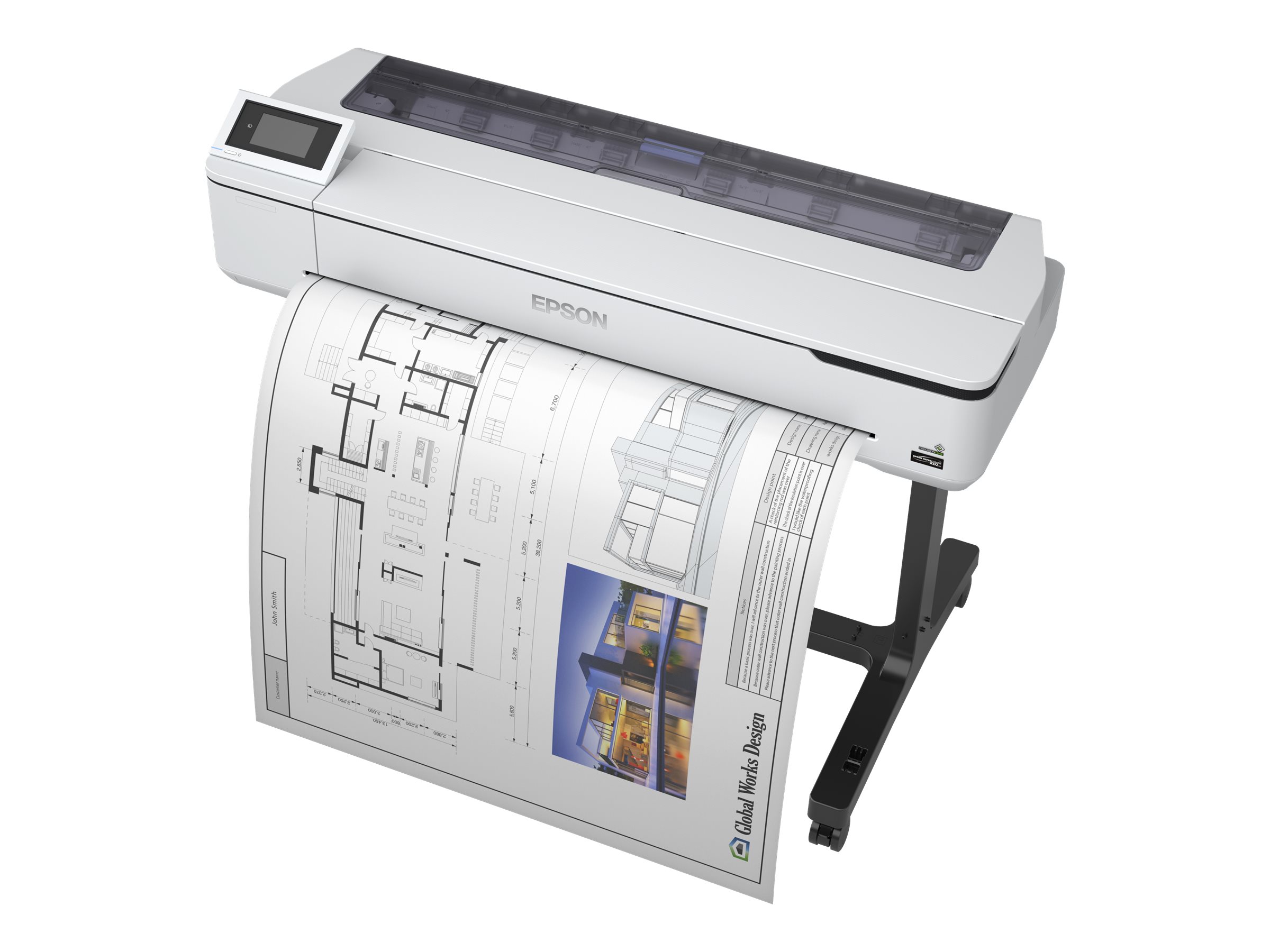 Epson SureColor SC-T5100 - 914 mm (36") Großformatdrucker - Farbe - Tintenstrahl - Rolle (91,4 cm) (C11CF12301A0)