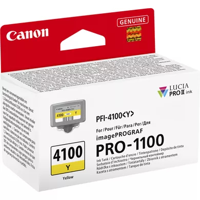 Canon PFI-4100 Y - 80 ml - Gelb - original - Hängebox, Ansicht 3