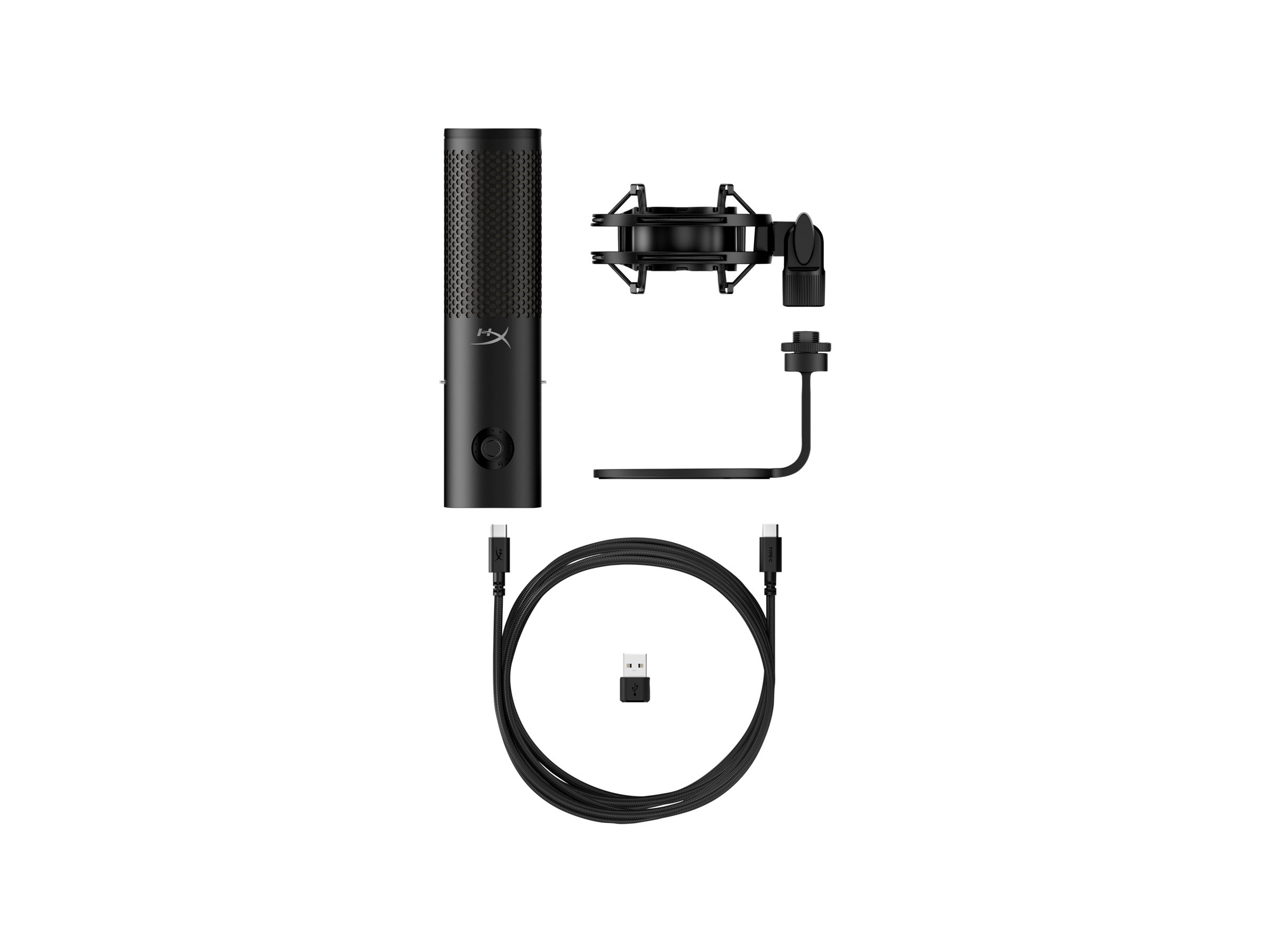 HP HyperX QuadCast 2 S - Mikrofon - USB - Schwarz, Ansicht 3