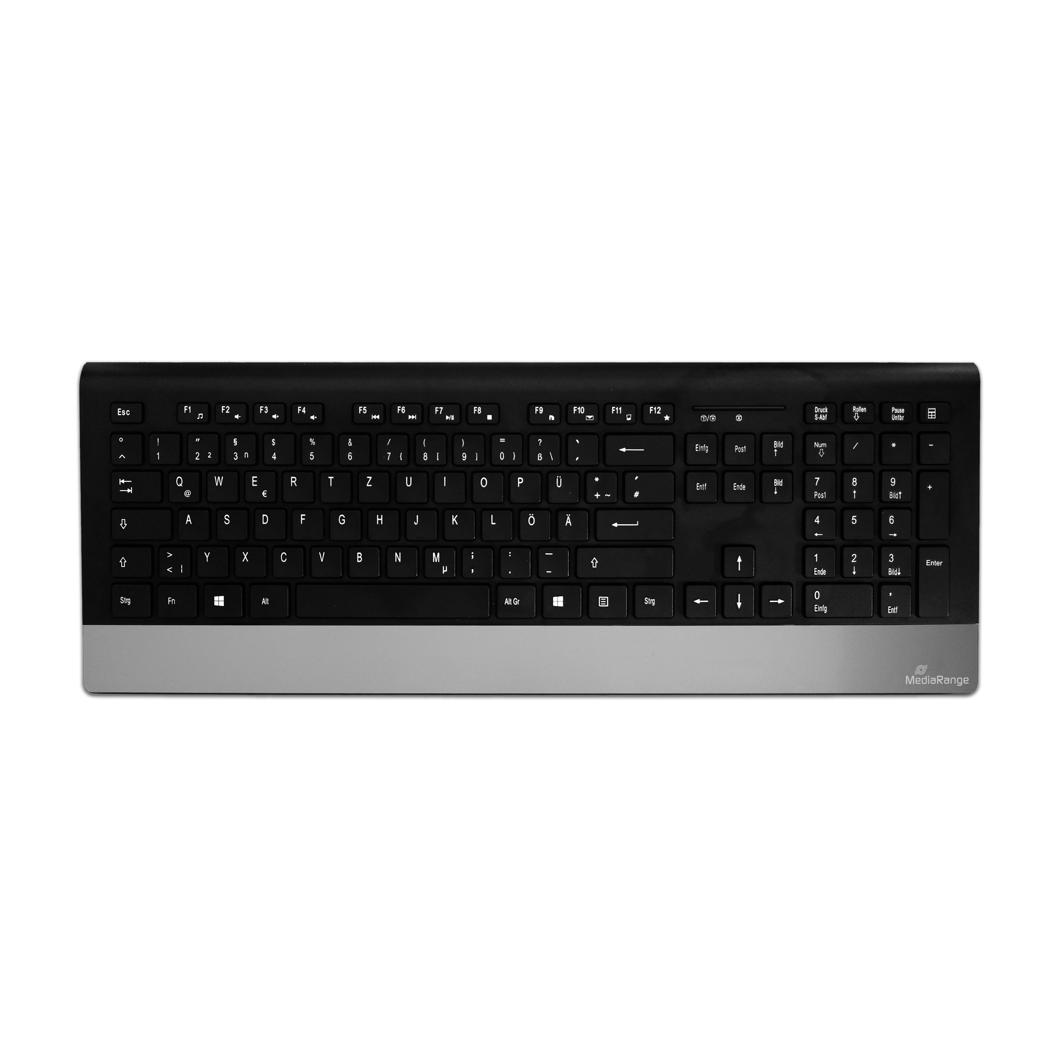 MEDIARANGE MROS105 - Tastatur-und-Maus-Set - kabellos - TL: Deutsch, QWERTZ, Ansicht 3