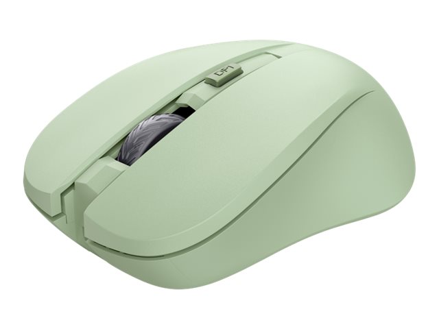 Trust Mydo - Maus - leise - rechts- und linkshändig - optisch - 4 Tasten - kabellos - 2.4 GHz - kabelloser Empfänger (USB)