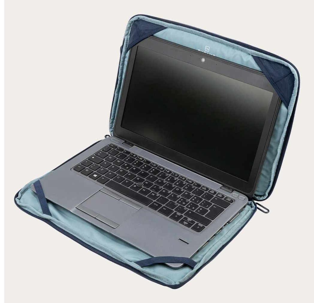 TUCANO Sandy Sleeve BLUE - MACBOOK PRO 14 LAPTOP 13-14 BFSAN1314-B - (Schutz-)hülle, Ansicht 2