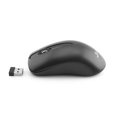 MEDIARANGE MROS209 - Maus - optisch - 3 Tasten - kabellos - 2.4 GHz - kabelloser Empfänger (USB), Ansicht 4
