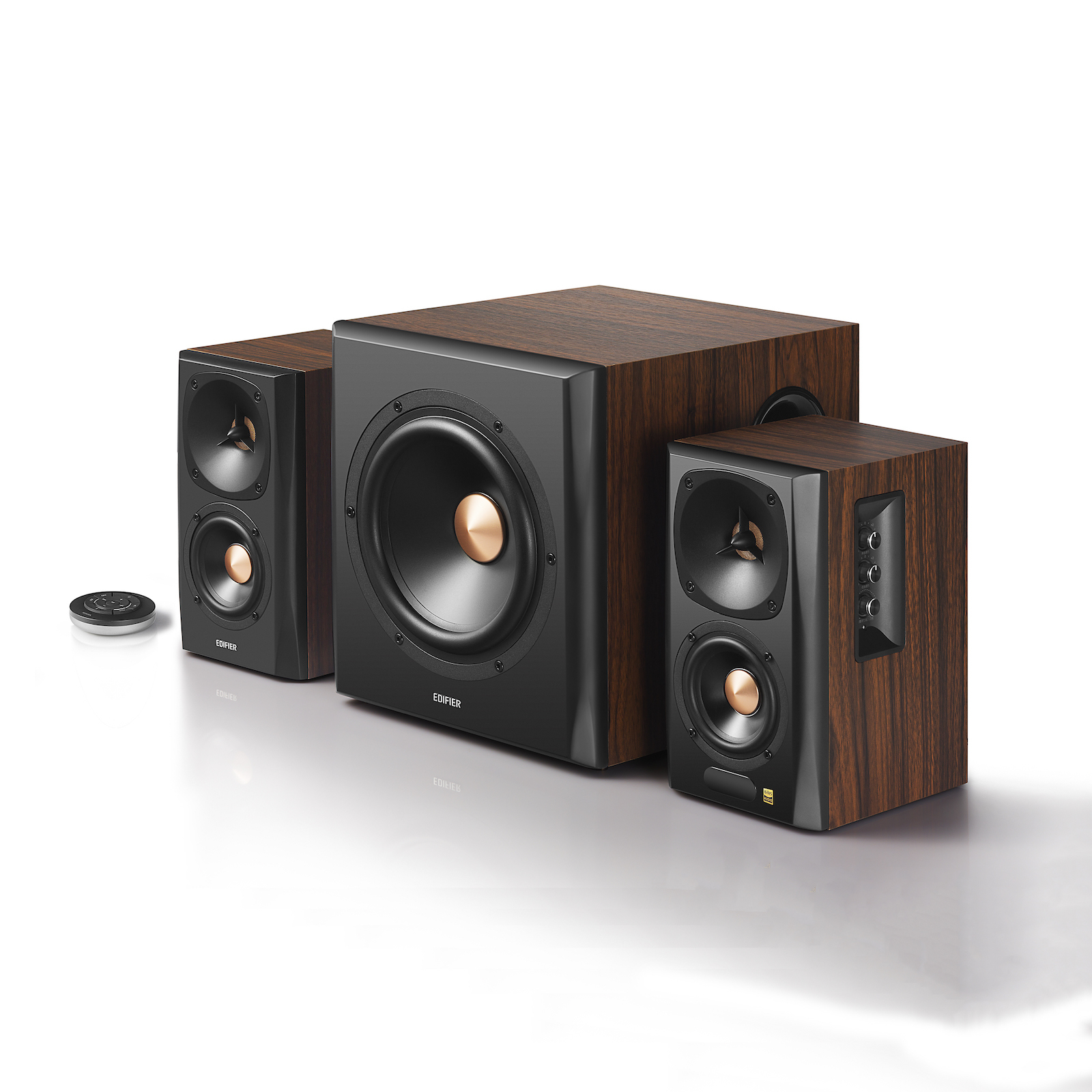 Edifier S360DB - Lautsprechersystem - für PC - 2.1-Kanal - kabellos - Bluetooth - 155 Watt (Gesamt), Ansicht 2