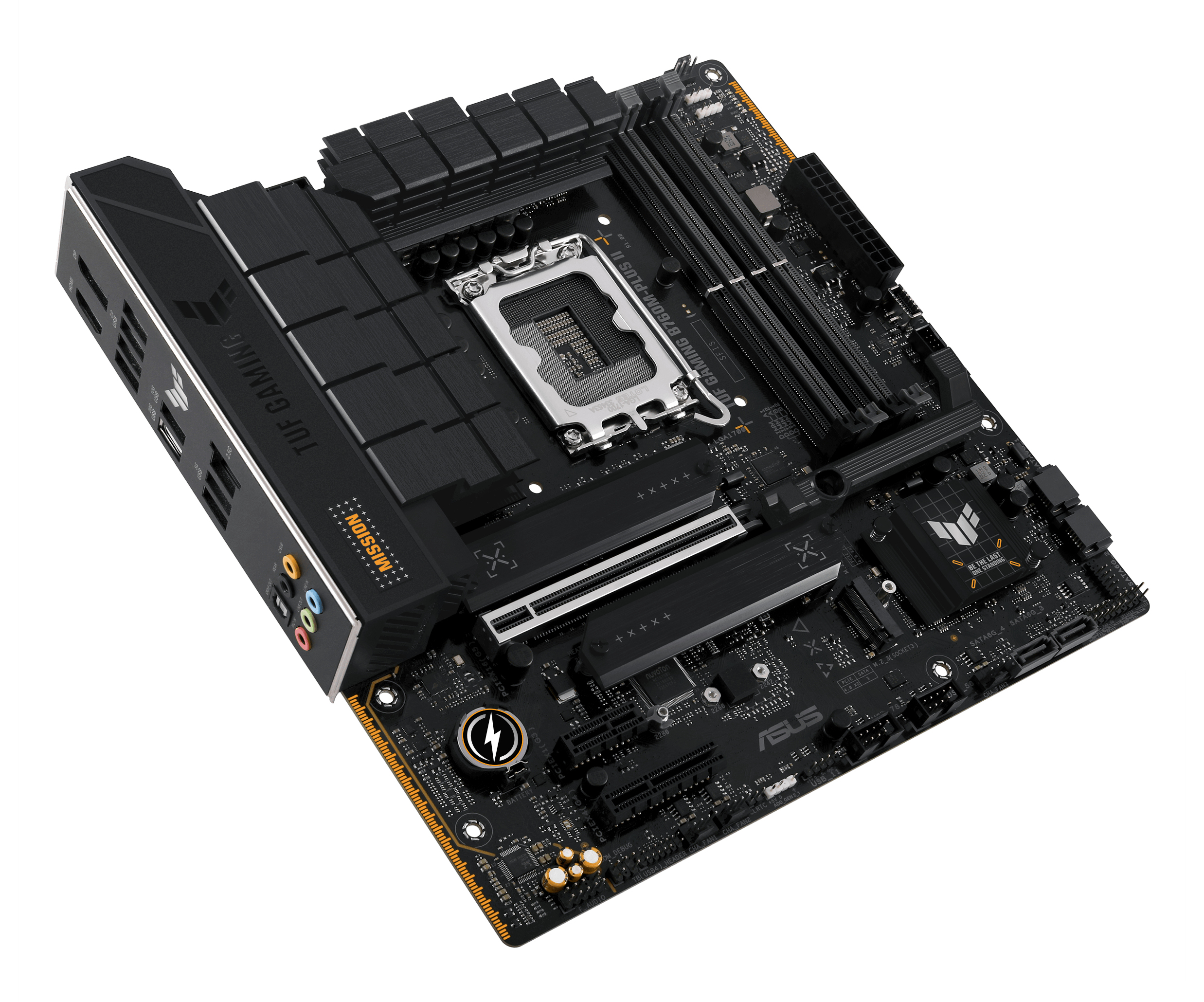 ASUS TUF GAMING B760M-PLUS II - Motherboard - micro ATX - LGA1700-Sockel - B760 Chipsatz, Ansicht 2