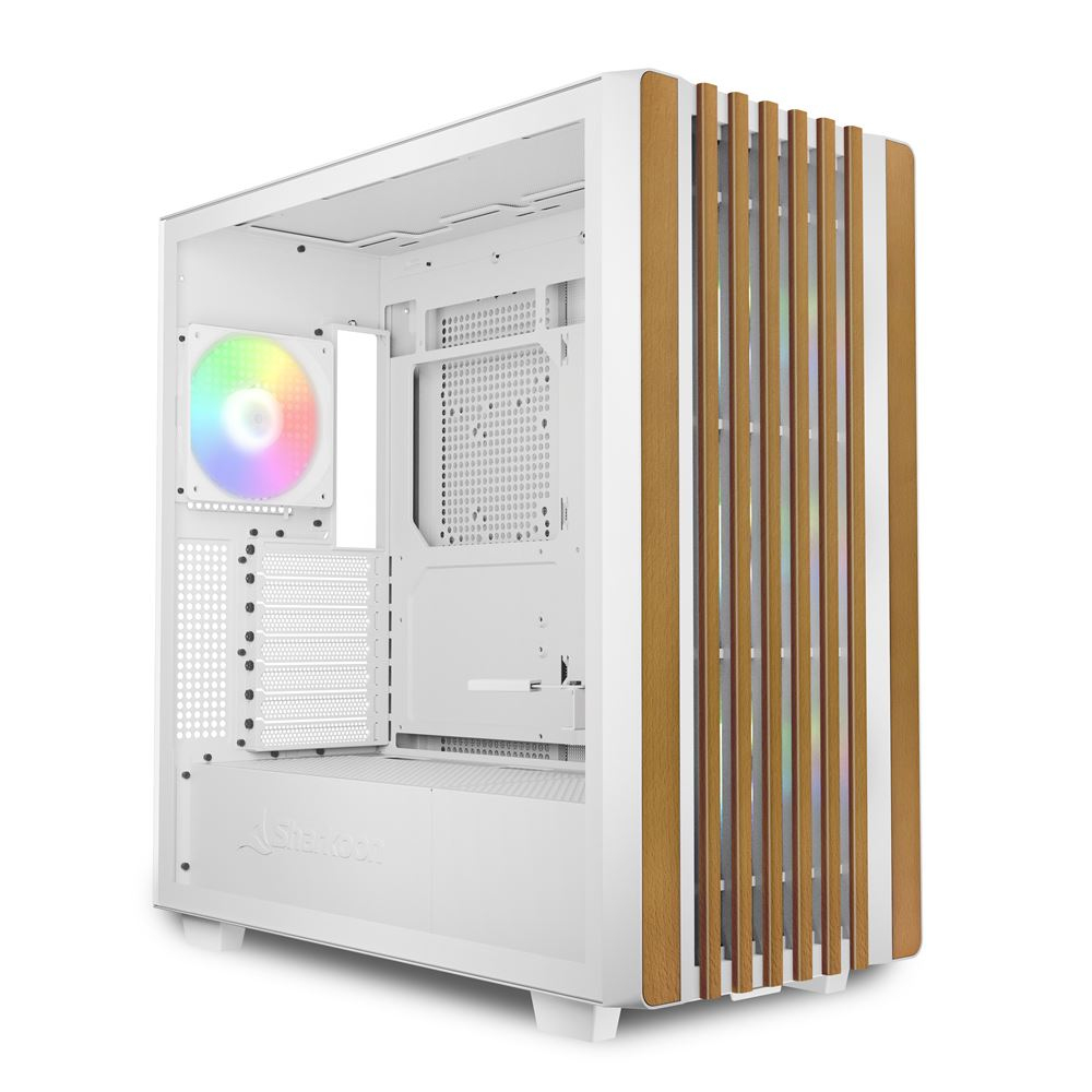 Sharkoon Gehäuse Rebel C70G RGB ATX 1x Glas weiß - Tower, Ansicht 2