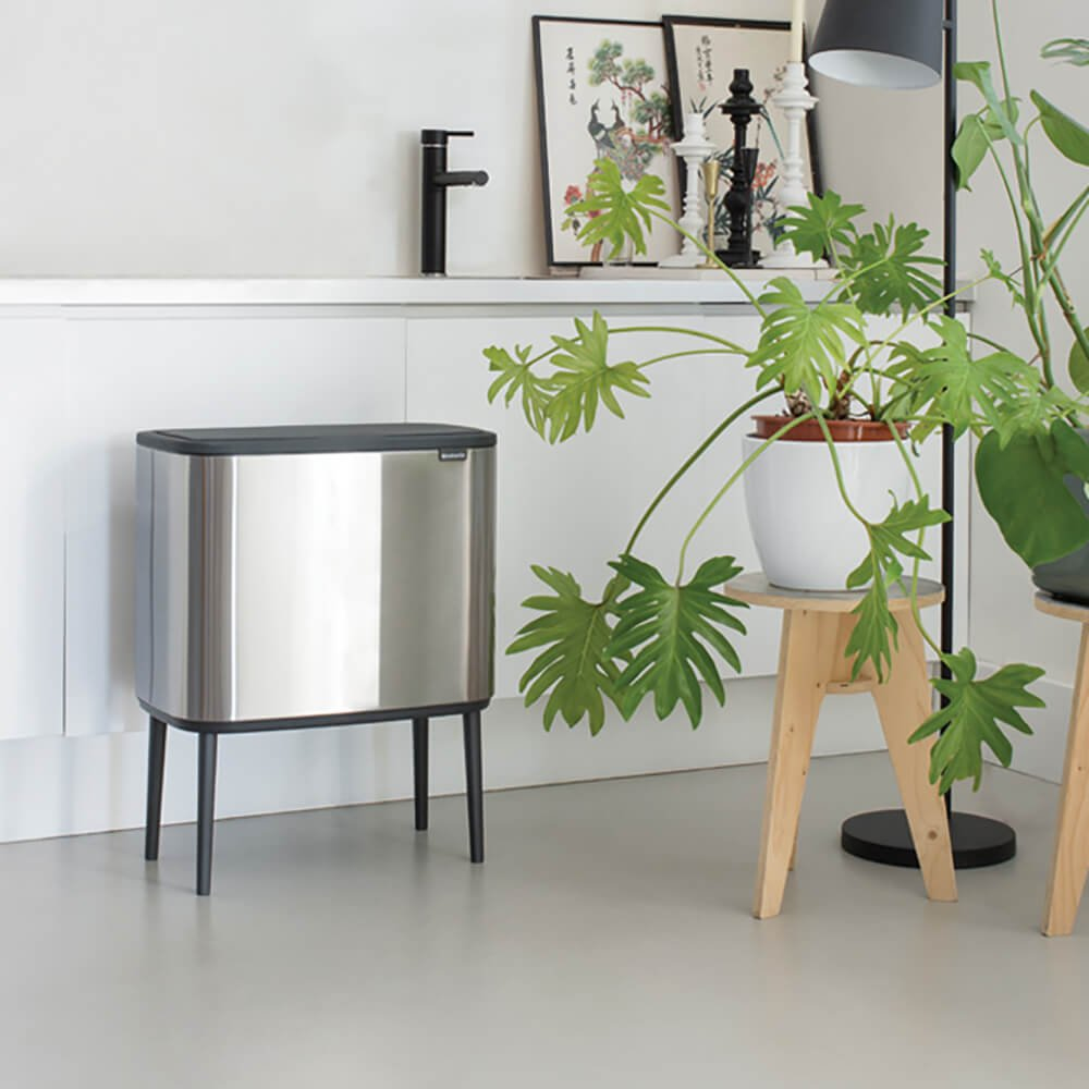 Brabantia 316227 - 34 l - Rechteckig - Kunststoff - Stahl - Edelstahl - Kunststoff - 540 mm, Ansicht 2