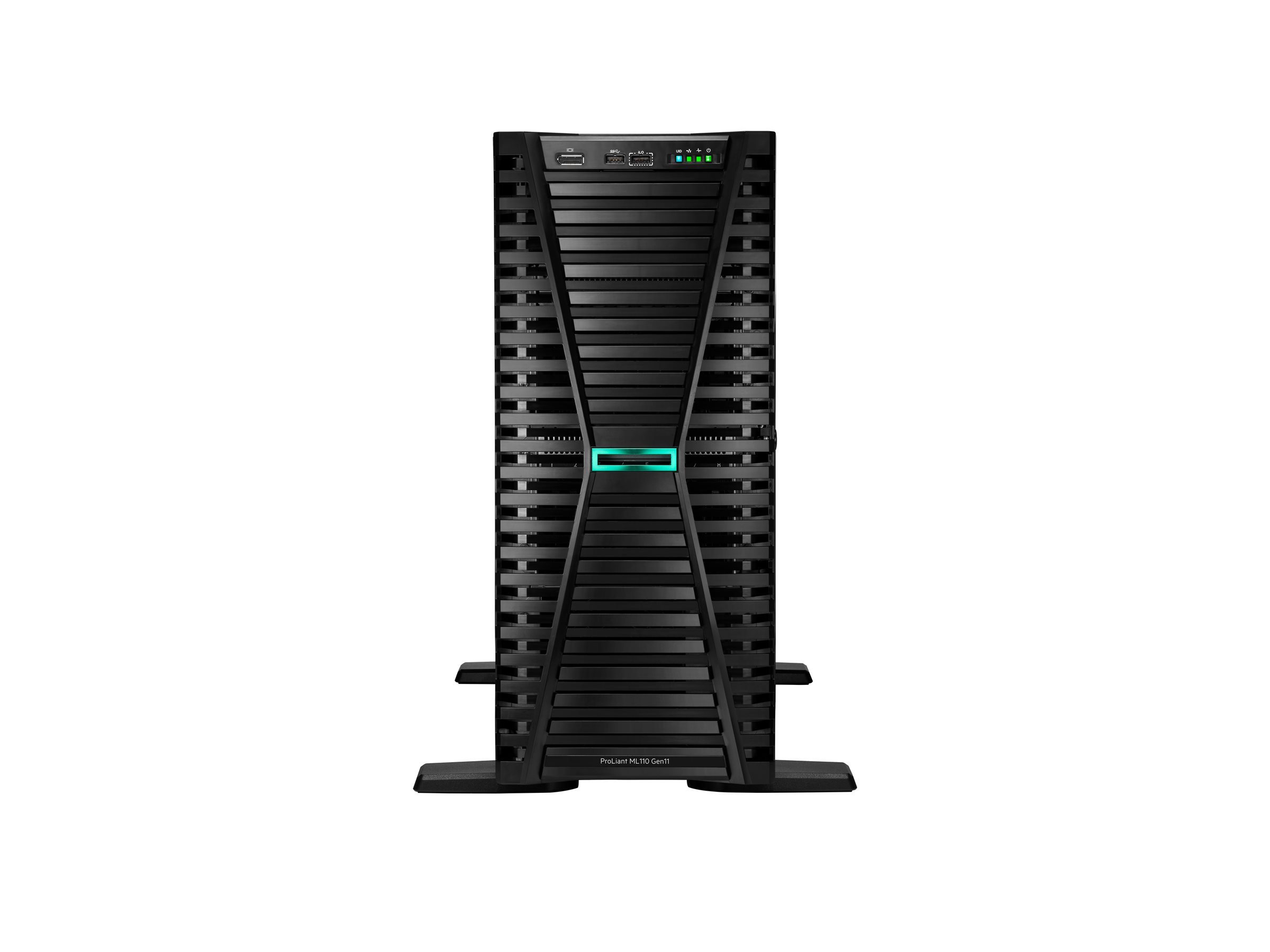 HPE ProLiant ML110 Gen11 - Server - Tower - 4.5U - 1-Weg - 1 x Xeon Silver 4510  2.4 GHz - RAM 32 GB - SATANVMe - Hot-Swap 8.9 cm (3.5)