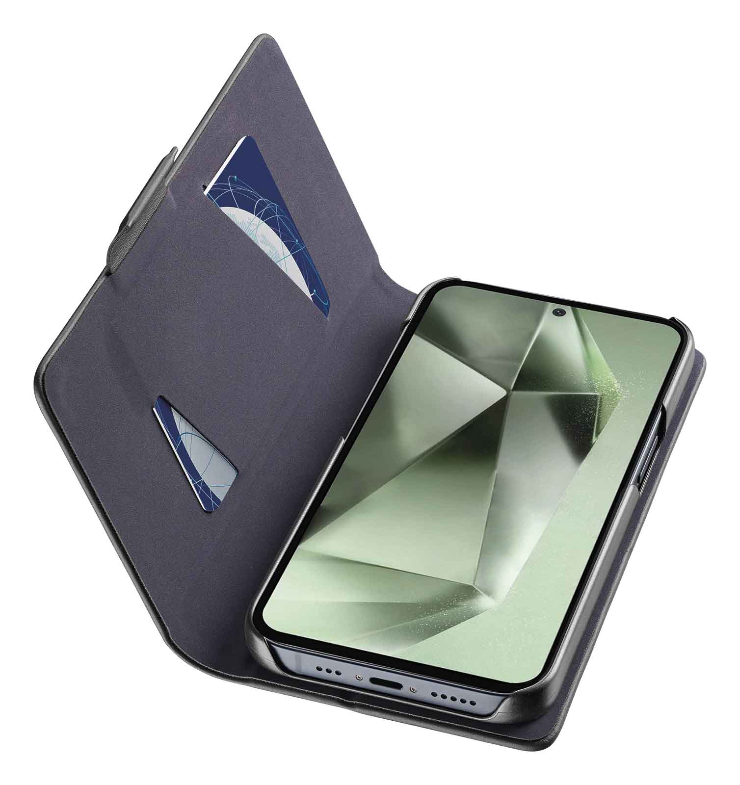 Cellularline Book Case für Samsung S24 FE Black, Ansicht 3