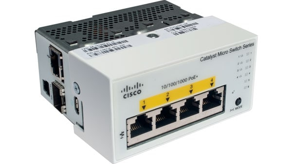 Cisco CMICR-4PC, Managed, L2, Gigabit Ethernet (10/100/1000), Vollduplex, Power over Ethernet (PoE)