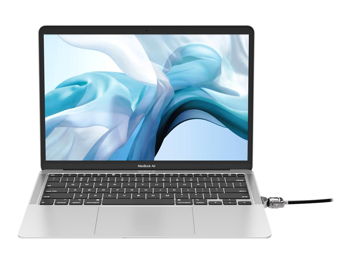 Compulocks MacBook Air 13-inch Cable Lock Adapter With Keyed Cable Lock 2017 to 2019 - Sicherheitsschlossadapter - für Apple MacBook Air (Anfang 2020 Ende 2018 Ende 2020 Mitte 2017 Mitte 2019)