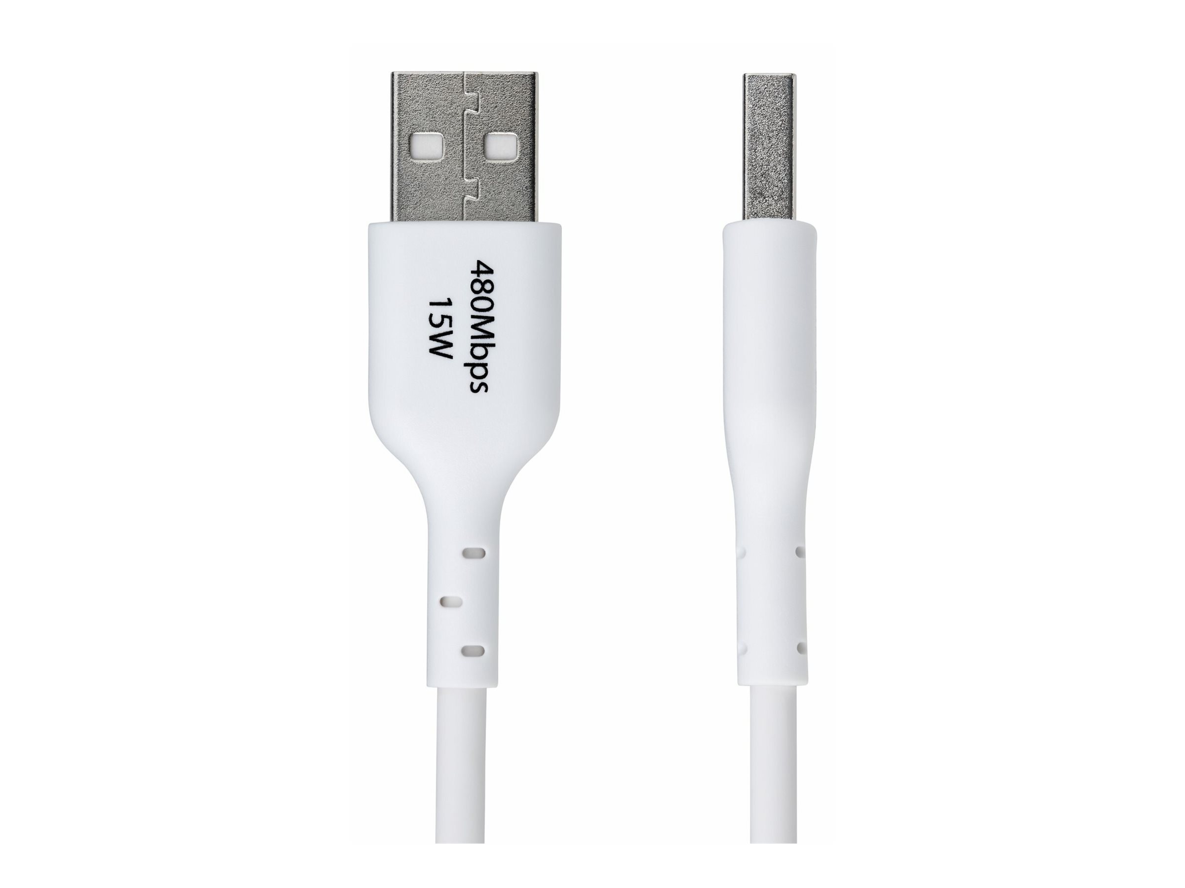 StarTech.com 2m (6.6ft) White USB-A to USB-C Charging Cable/Cord, M/M - USB-Kabel - USB (M)