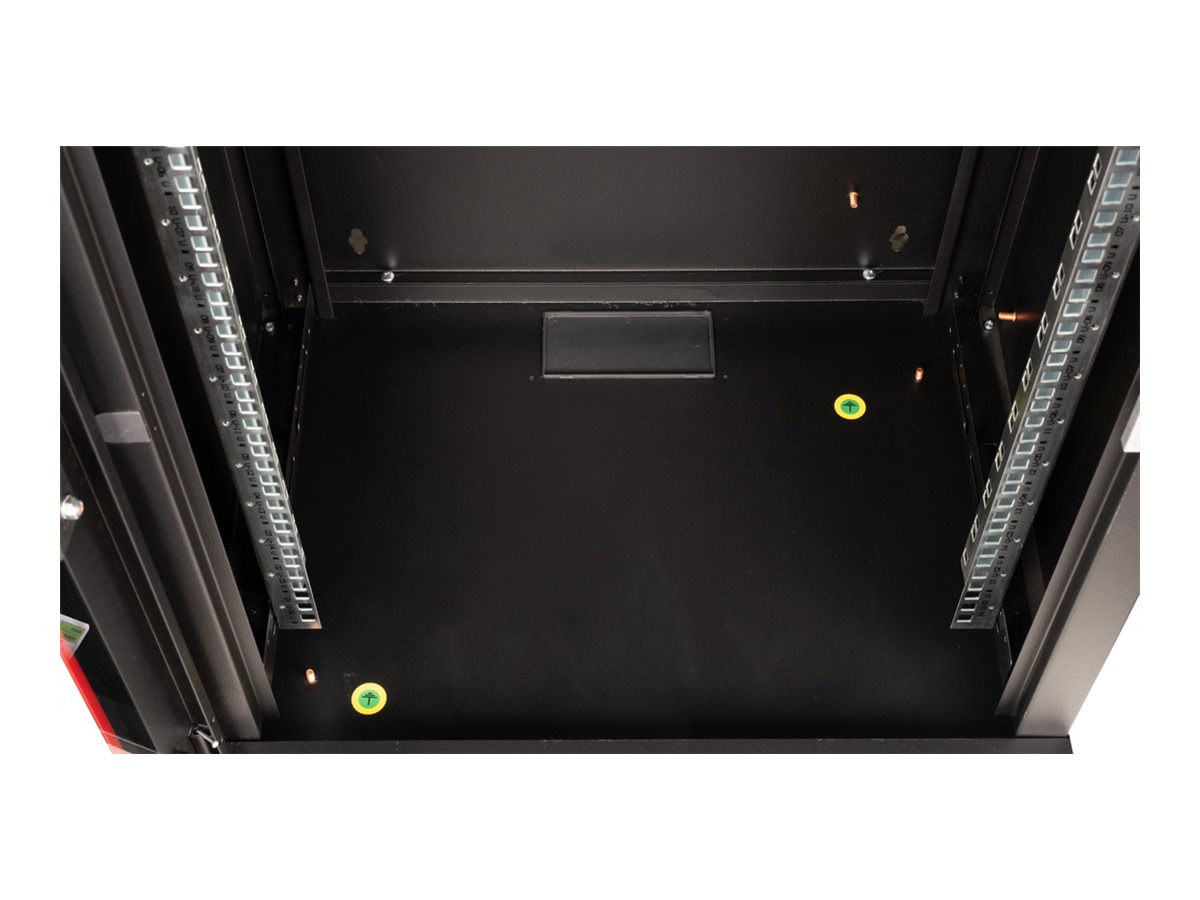 ROLINE 19 Zoll Wandgehäuse Pro 16 HE 600x450 BxT schwarz - Wandgehäuse, Ansicht 3