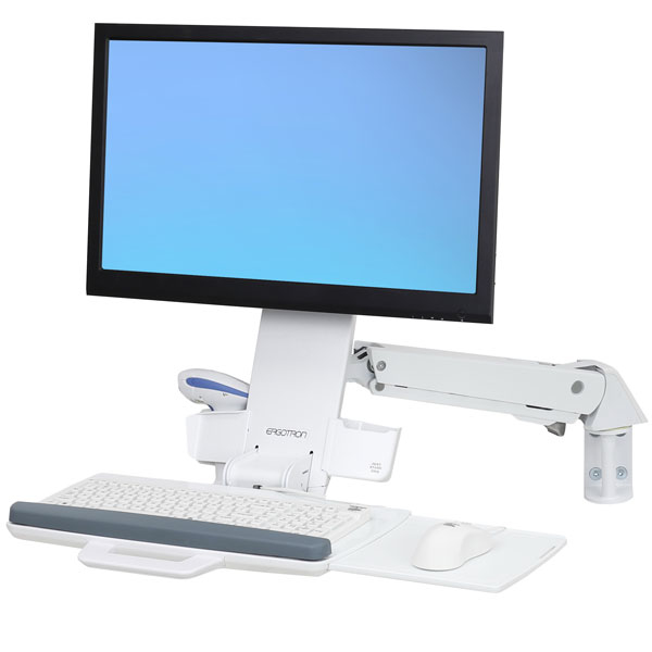 Ergotron Sit-Stand Combo - Befestigungskit (Gelenkarm, Tastatur-Tablett), Ansicht 2