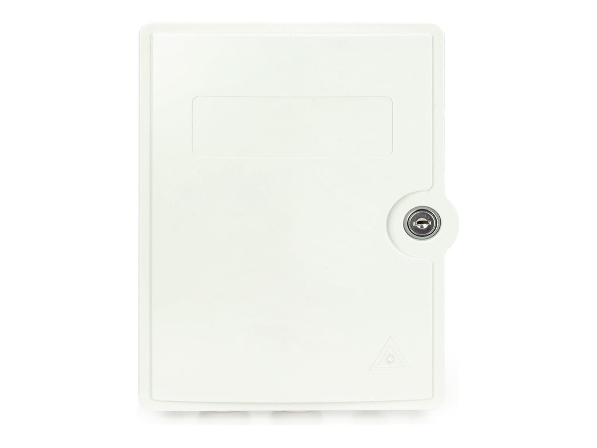 DIGITUS FTTH/FTTB-Anschlussgehäuse, bestückt, OS2, 12 Fasern, LC/APC