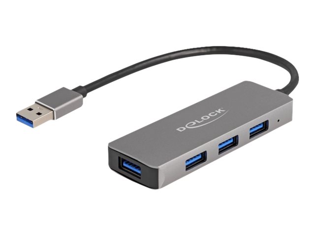 DeLock 4 Port USB 3.2 Gen 1 Hub mit USB