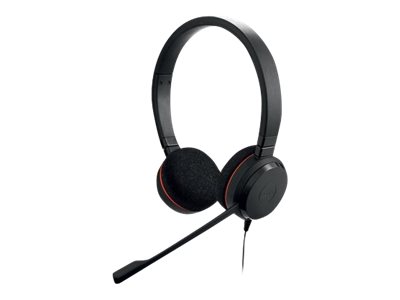 Jabra Evolve 20 UC stereo - Headset - On-Ear - kabelgebunden - USB-C - Geräuschisolierung