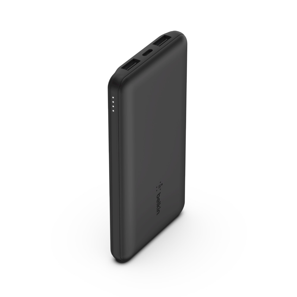 Belkin BoostCharge - Powerbank - 10000 mAh - 15 Watt - 3 Ausgabeanschlussstellen (2 x USB, 24 pin USB-C), Ansicht 2
