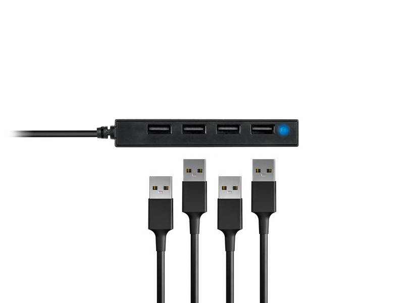 Conceptronic HUBBIES HUBBIES05B - Hub - 4 x USB 2.0, Ansicht 3