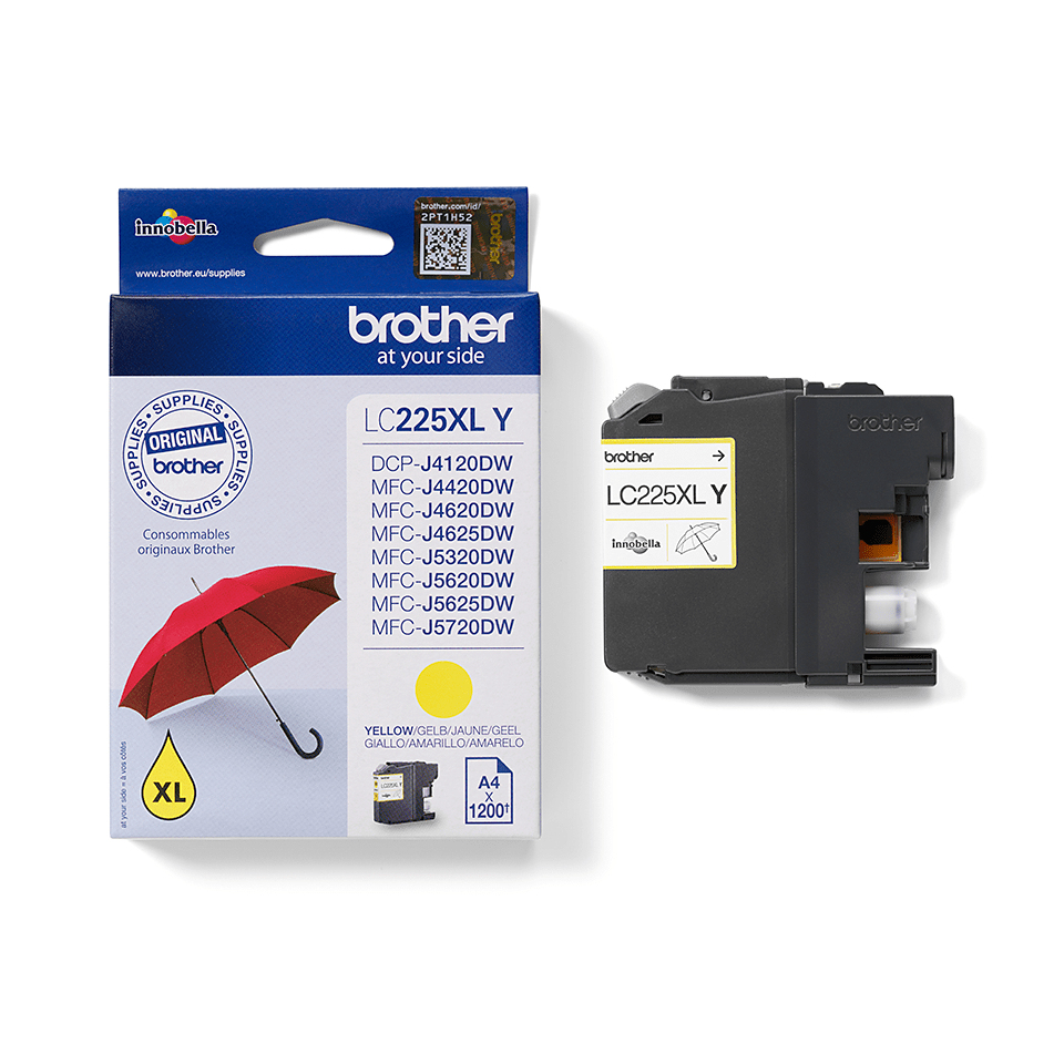 Brother LC225XLY - Gelb - Original - Tintenpatrone, Ansicht 4