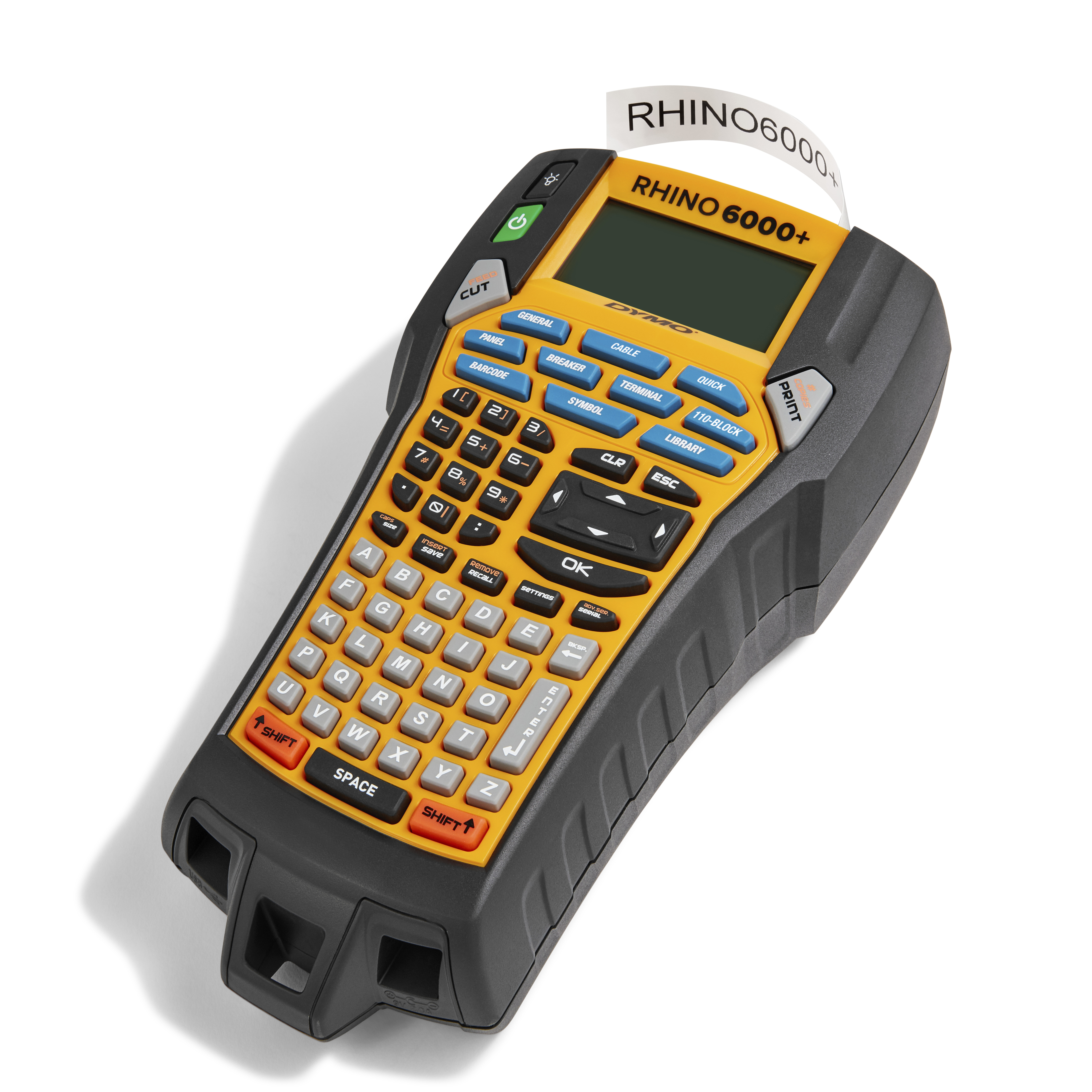 Dymo Rhino 6000+ - Beschriftungsgerät - s/w - Thermotransfer - Rolle (2,4 cm), Ansicht 2