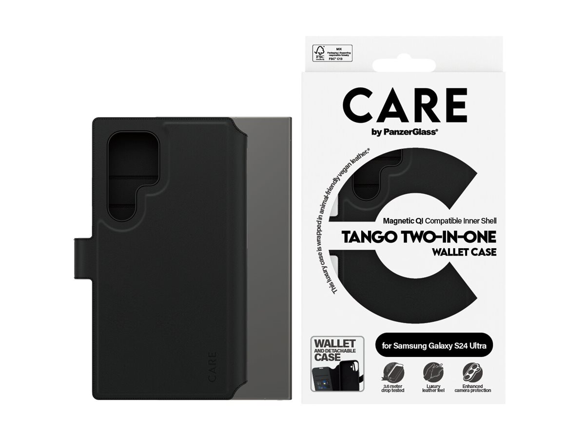PanzerGlass CARE by PanzerGlass Tango - Flip-Hülle für Samsung Galaxy S24 Ultra - 2-in-1 Geldbörse, Ansicht 2