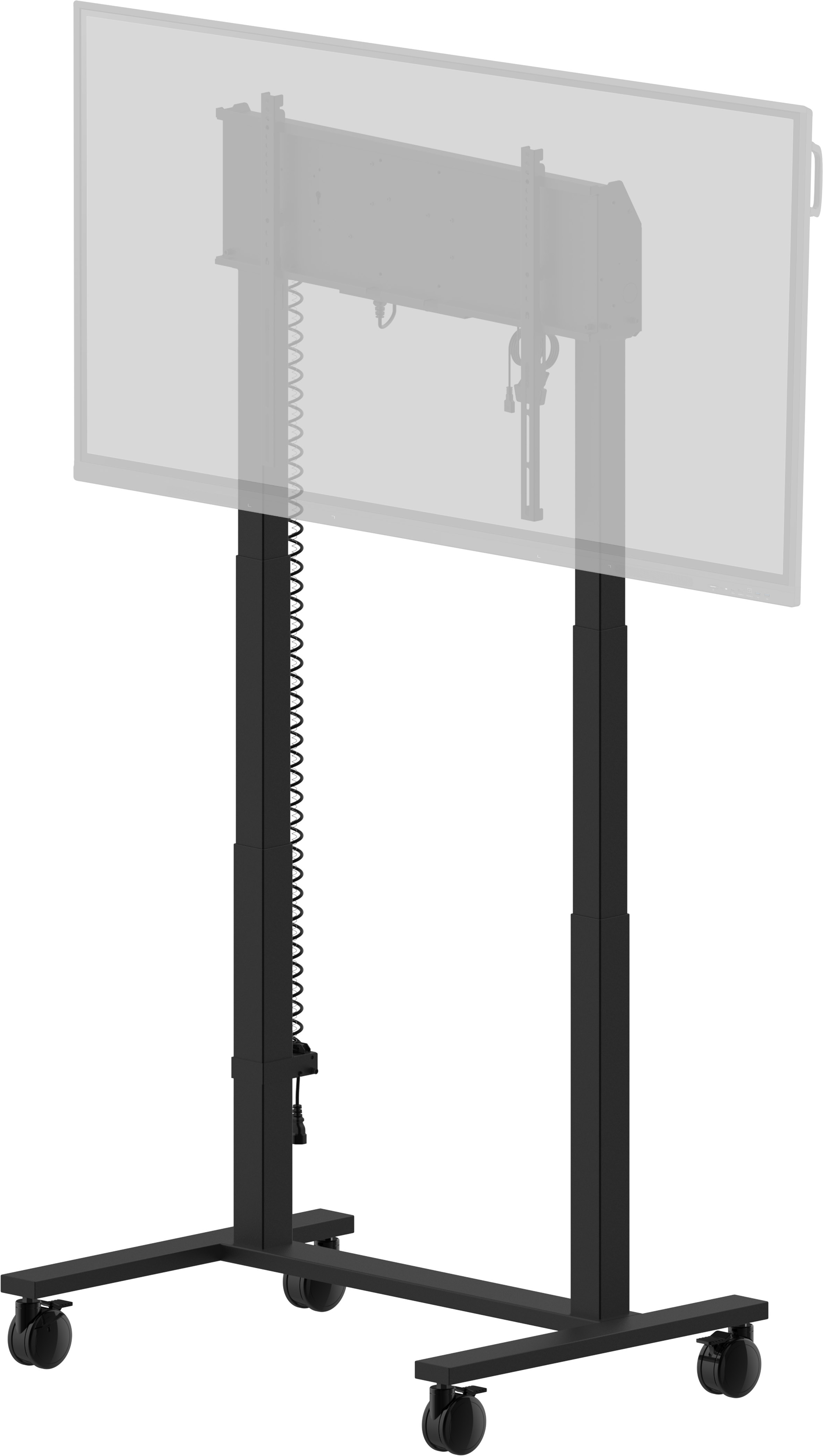 Iiyama MD-CAR2031-B1 - Wagen - Doppelsäule motorisiert - für Flachbildschirm - Anti-Kollisionsfunktion - Schwarz, Ansicht 2