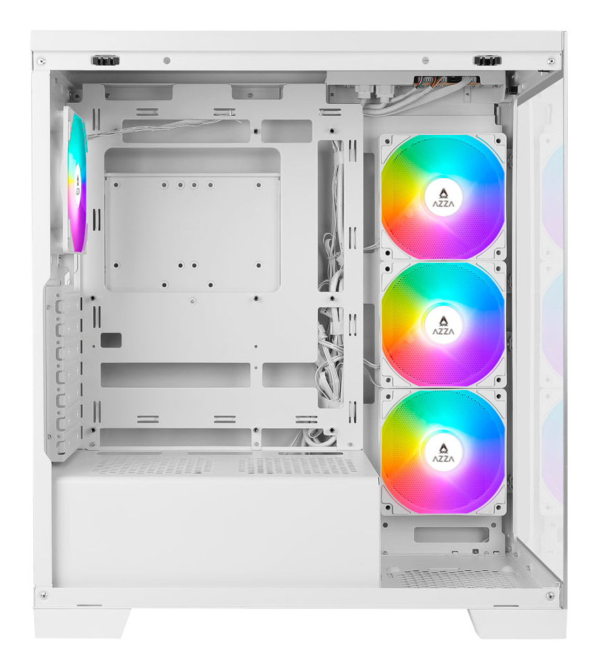 AZZA PC Gaming Gehäuse Midi Cove USB 2/3 type C White - Midi/Minitower, Ansicht 4