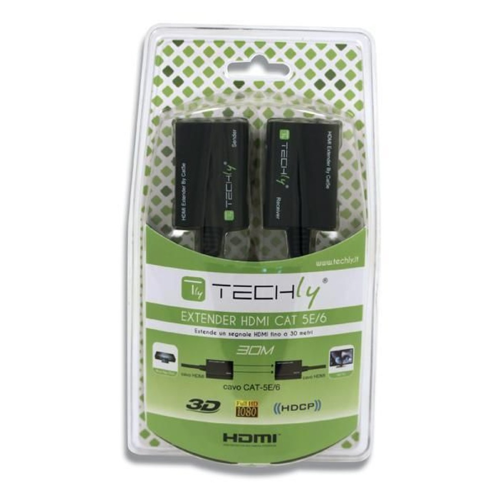 Techly IDATA EXT-E30D - Erweiterung für Video/Audio, Ansicht 2