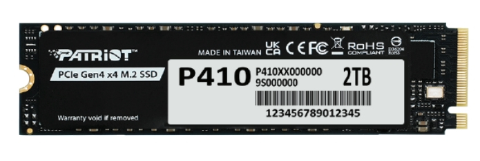 PATRIOT SSD M.2 P410 PCIe 4.0 5000/4500 P410P2TBM28H, Ansicht 2