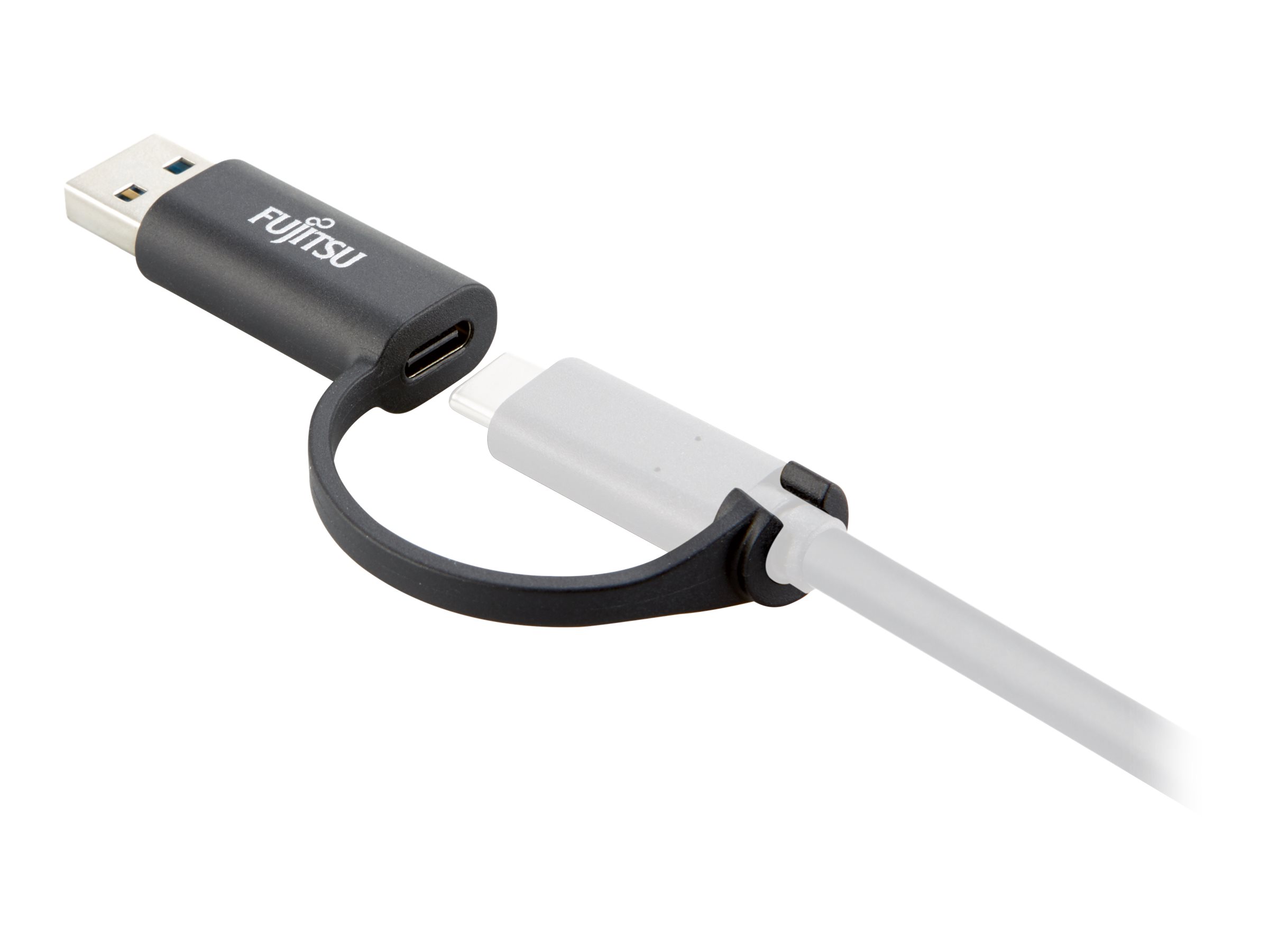 Fujitsu USB-A to USB-C Adapter            A Stecker/C Buchse