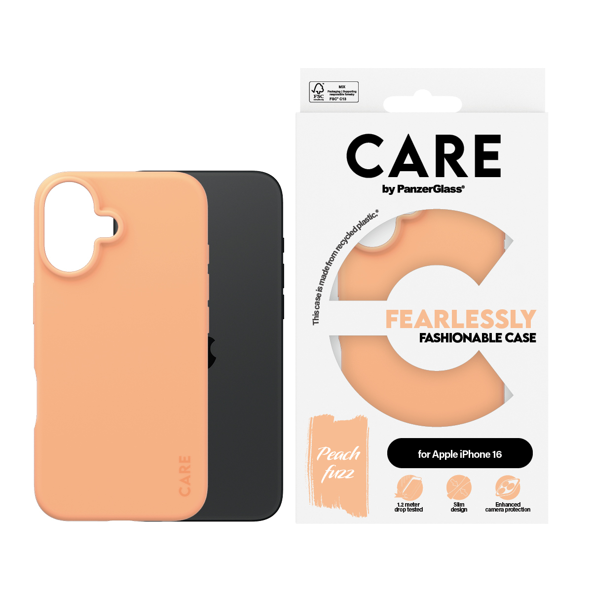PanzerGlass CARE by PanzerGlass - Hintere Abdeckung für Mobiltelefon - Thermoplastisches Polyurethan (TPU), Ansicht 2
