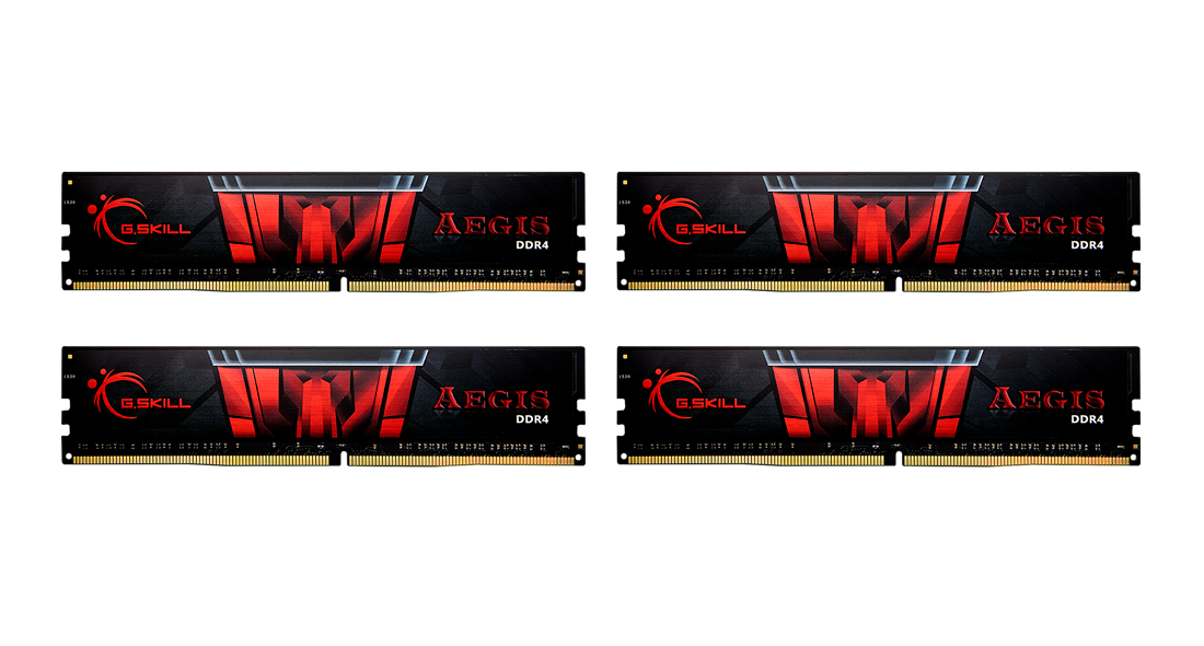 G.Skill AEGIS - DDR4 - kit - 64 GB: 4 x 16 GB, Ansicht 3