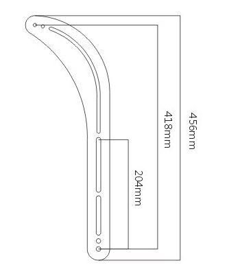 VivoLink VLMSB3270 - TV-Halterung - 15 kg - Schwarz - 890 g - 475 mm - 20 mm, Ansicht 4