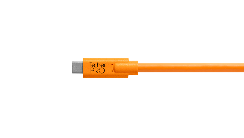 Tether Tools CUC15-ORG - 4,6 m - USB C - USB C - USB 3.2 Gen 1 (3.1 Gen 1) - 5 Gbit/s - Orange, Ansicht 2
