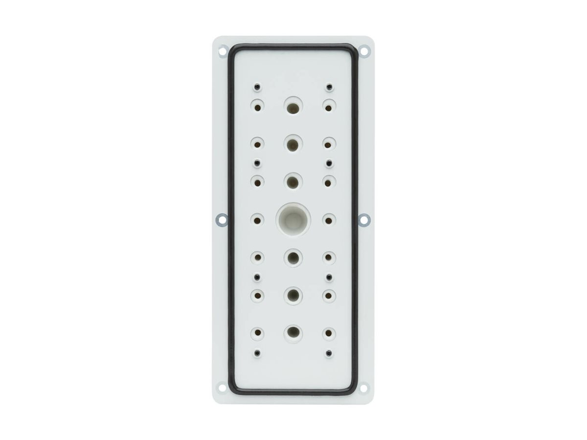Tripp Eaton Tripp Lite Series SmartRack Cable Entry Gland Plate for NEMA-Rated Enclosure Cabinets 21-Port Membrane