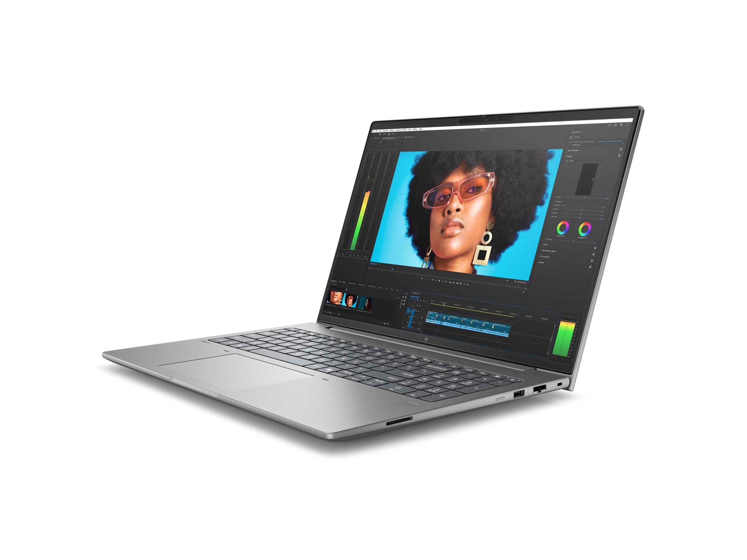 HP DP7A2ET laptop Copilot+ PC Intel Core Ultra 7 356H 40,6 cm (16") WQUXGA 64 GB DDR5-SDRAM 1 TB SSD NVIDIA RTX PRO 2000 Blackwell Wi-Fi 7 (802.11be) Windows 11 Pro AI Workstation, AI PC Silber