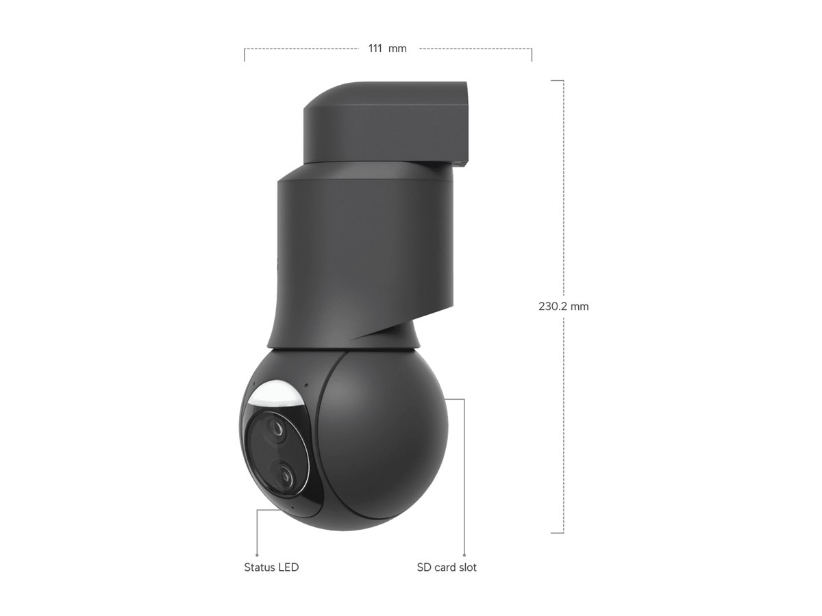 Ubiquiti UniFi G6 - Netzwerk-Überwachungskamera - PTZ - Drehplattform - wetterfest - Farbe (Tag&Nacht)
