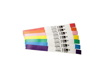 Zebra Z-Band UltraSoft - Kunststoff - permanenter Gummiklebstoff - pink - 205 x 279 mm 1050 Stck. (6 Rolle(n)