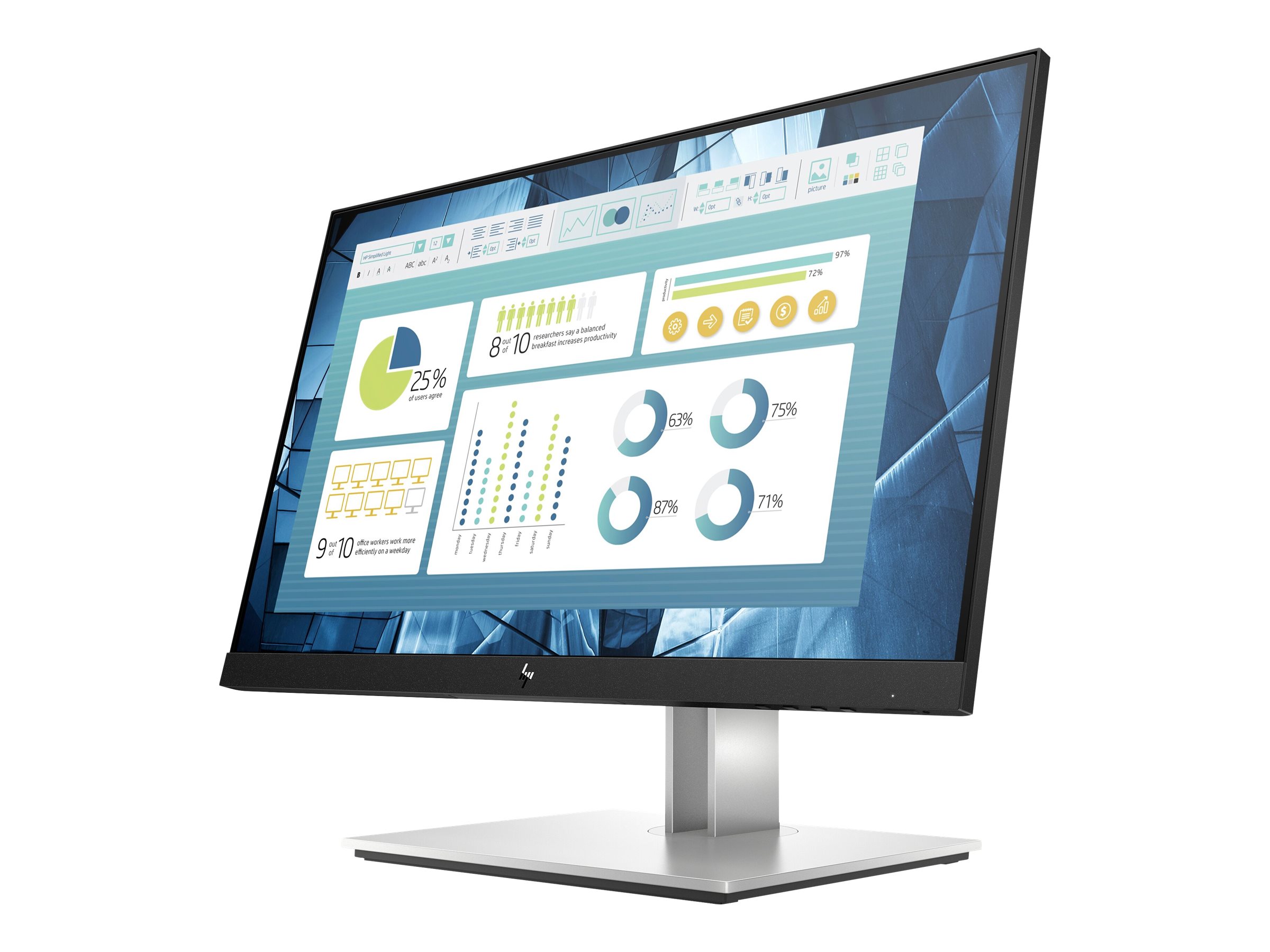 HP E22 G4 - E-Series - LED-Monitor - 55.9 cm (22)