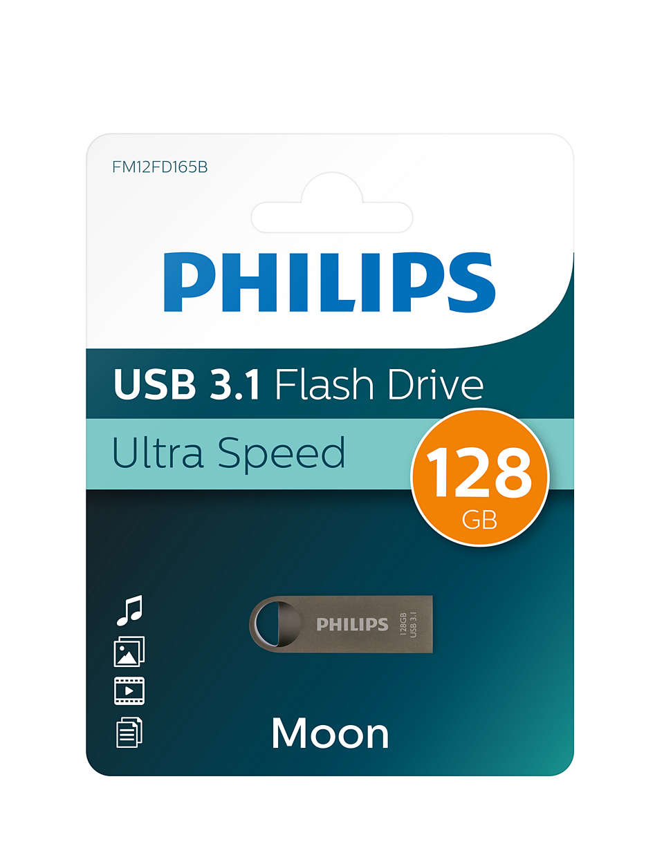 Philips FM12FD165B Moon edition 3.1 - USB-Flash-Laufwerk, Ansicht 2