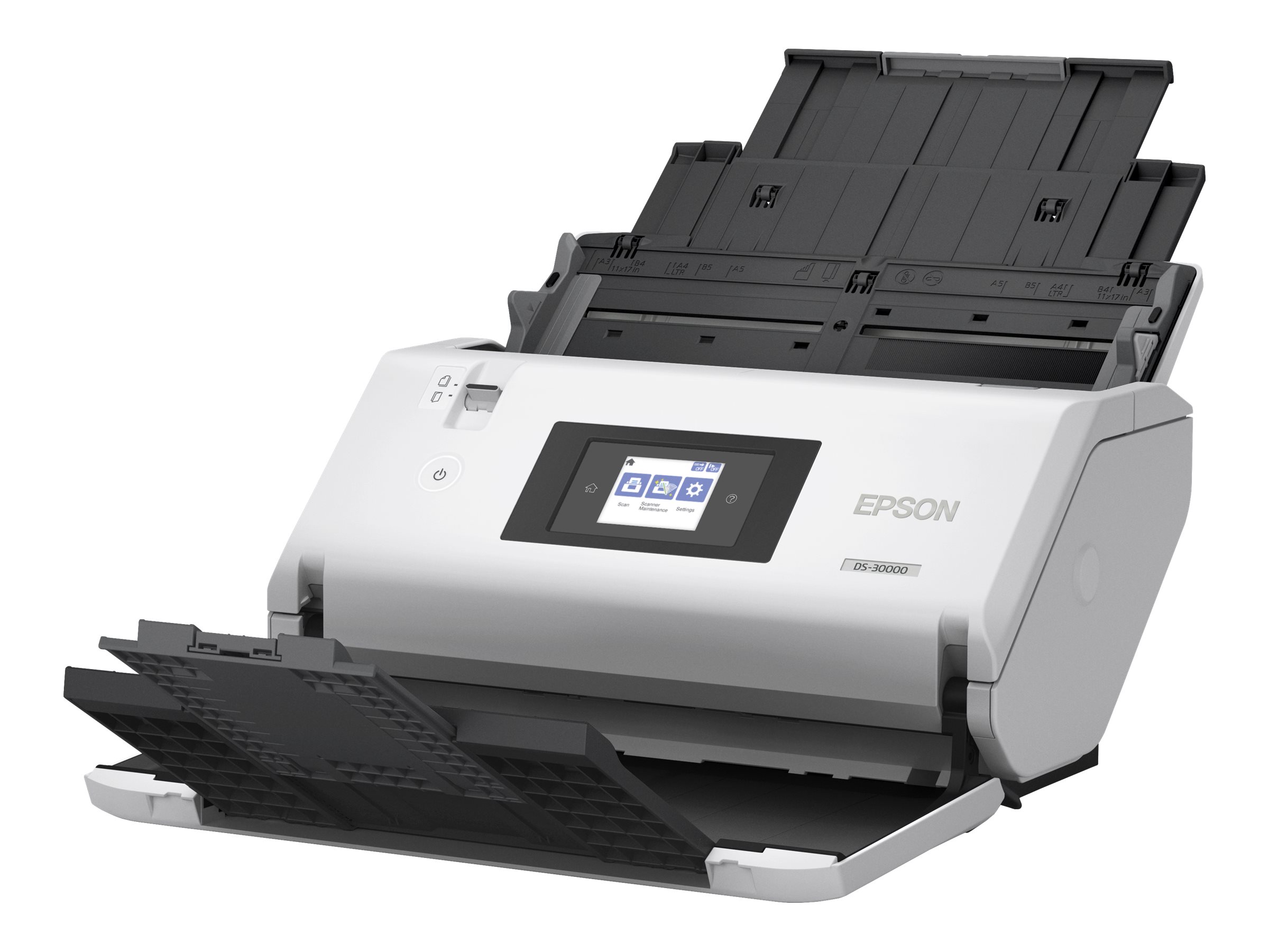 Epson WorkForce DS-30000 - Dokumentenscanner - Contact Image Sensor (CIS) - Duplex - A3 - 600 dpi x 600 dpi - bis zu 70 Seiten/Min. (einfarbig) / bis zu 70 Seiten/Min. (Farbe) - automatischer Dokumenteneinzug (120 Blätter) - bis zu 30000 Scanvorgän...