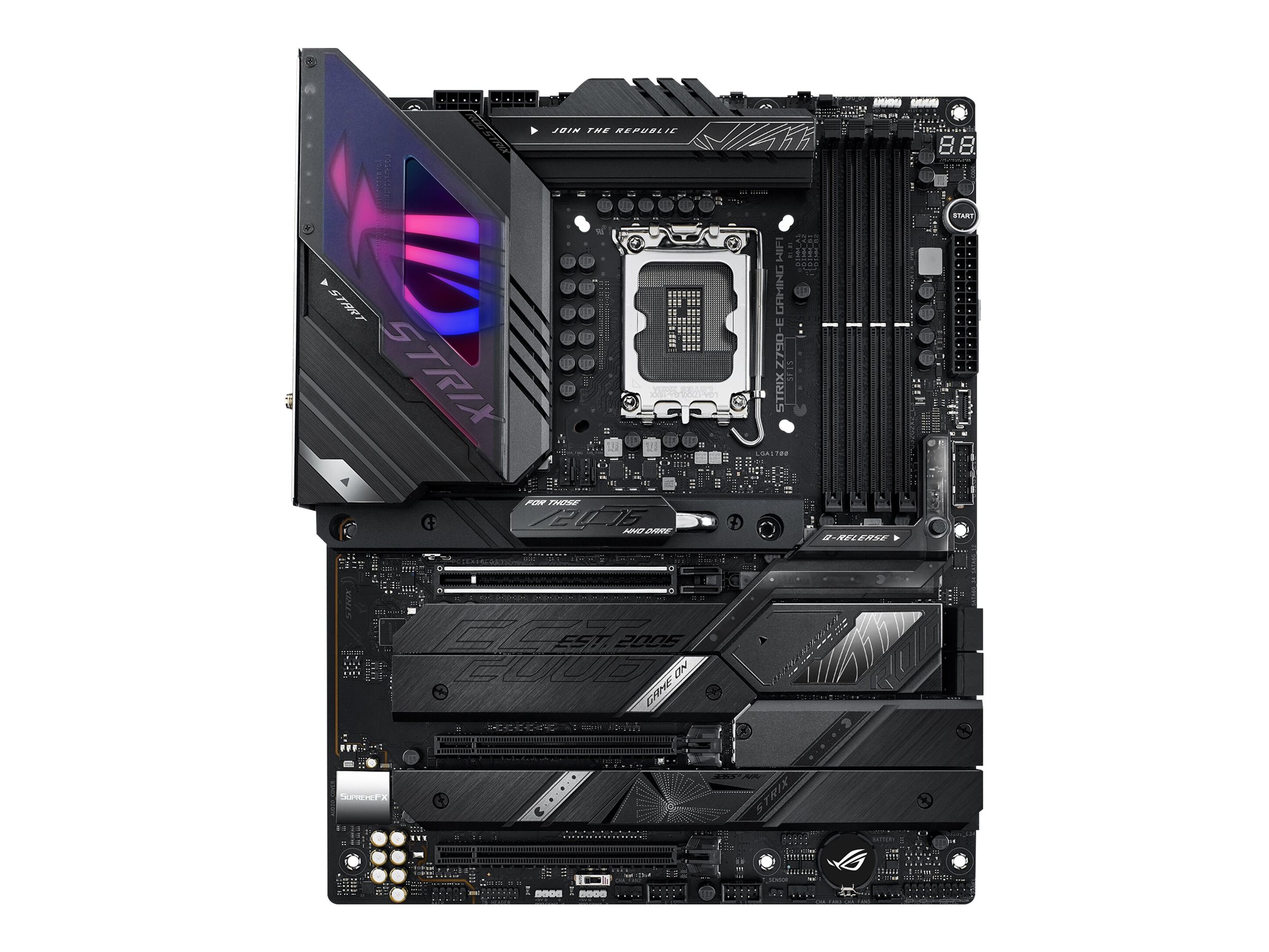 ASUS ROG Strix Z790-E Gaming WiFi - Motherboard - ATX - LGA1700-Sockel - Z790 Chipsatz - USB 3.2 Gen 1, USB 3.2 Gen 2, U