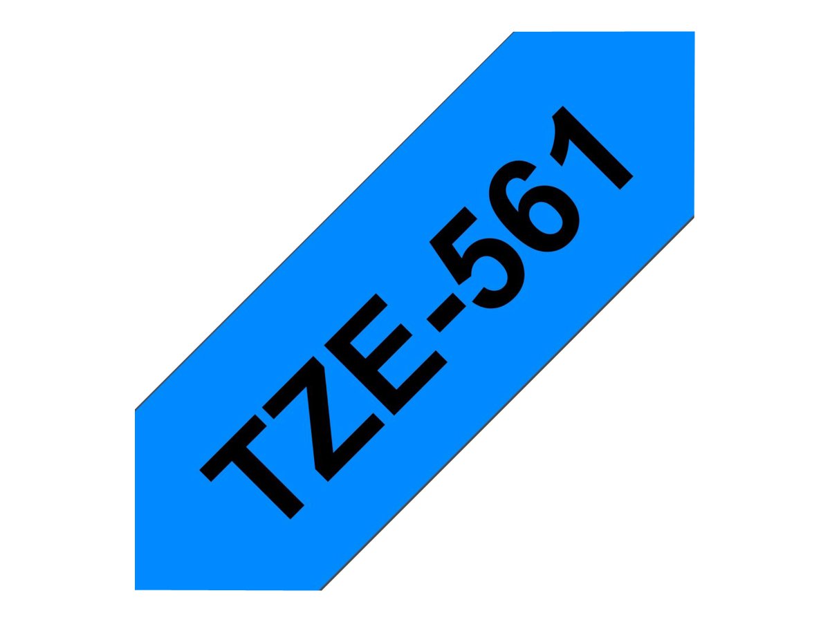 Brother TZe-561 - Schwarz auf Blau - Rolle (3,6 cm x 8 m), Ansicht 3