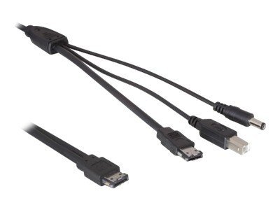Delock Power Over eSATA-Kabel - Serial ATA 150300 - 11-poliger USBeSATA (512V)